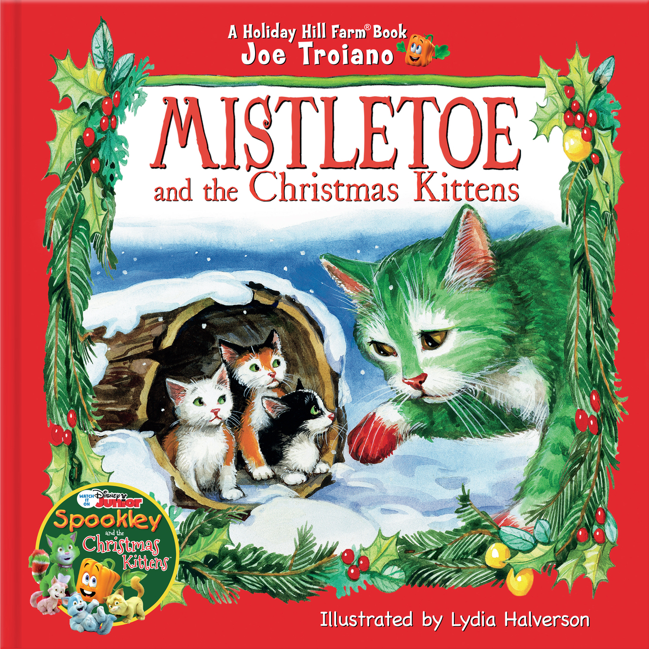 Mistletoe and the Christas Kittens - Spookley the Square Pumpkin