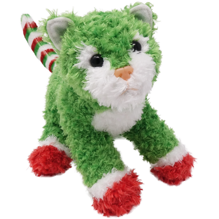 mistletoe cat plush